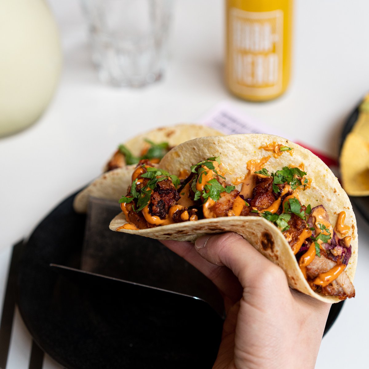 DFTacosUK's tweet photo. Time to dish out the #DFCHALLENGE. Make a taco at home (any taco) &amp; tag us. Winner gets free tacos when we open our doors back up... https://t.co/hKYYb6TMbc