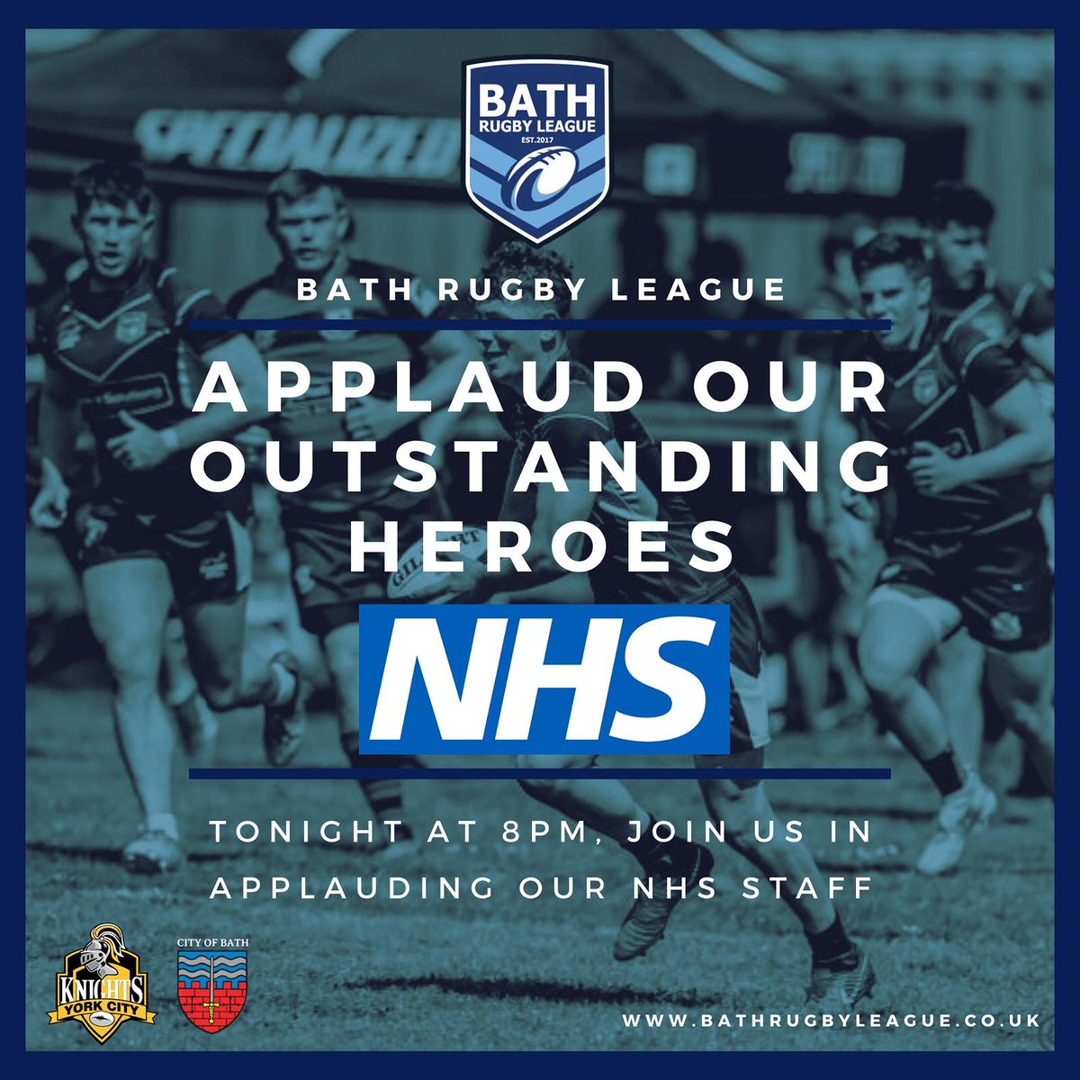 #ClapForCarers is happening again tonight at 8pm. Join us to say a huge thank you to all NHS staff, carers and key workers 👏👏👏

#ClapForNHS #ClapForCarers #ThankYouNHS