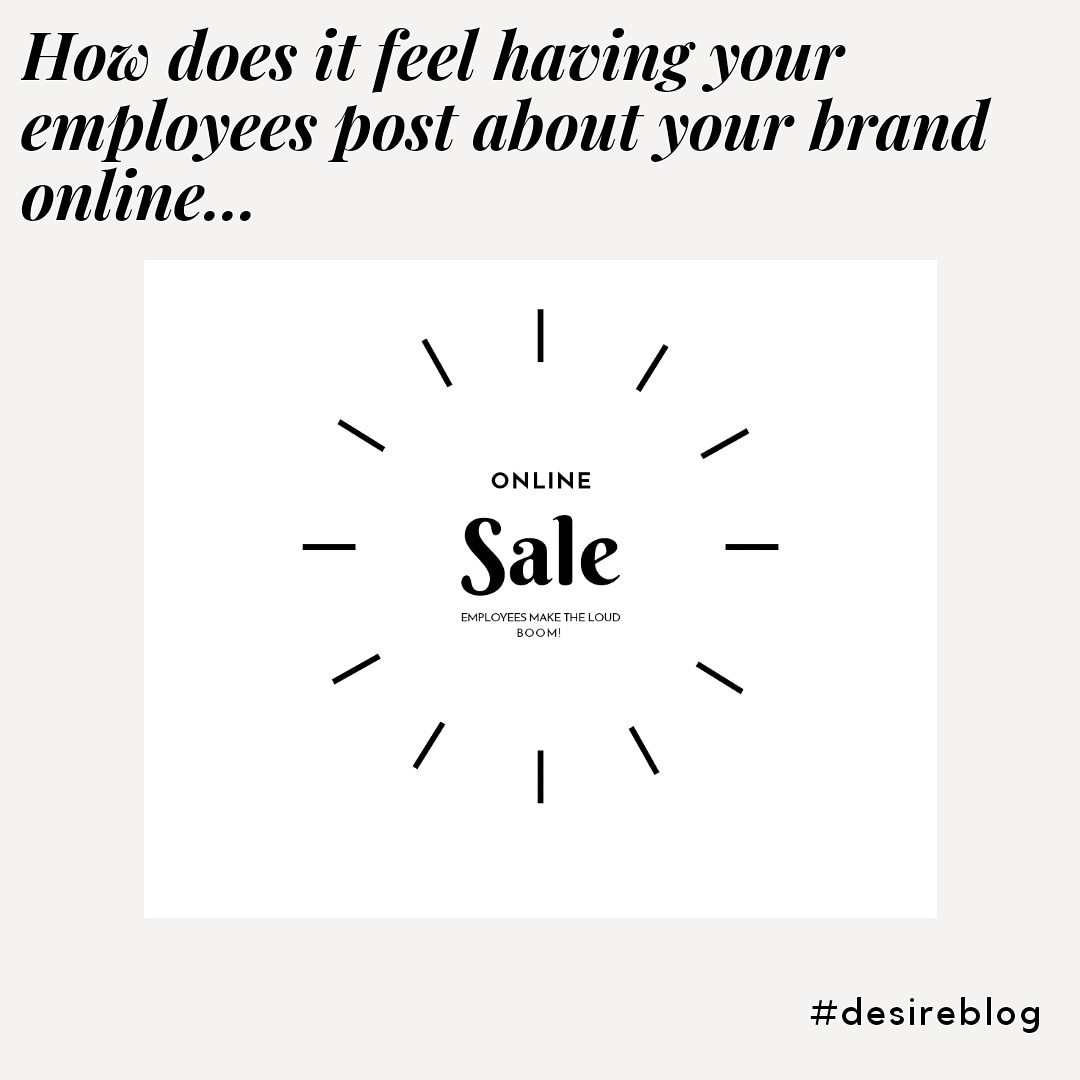 VisitDesireblog's tweet photo. How does it feel having your #employees post about your #brand online now that a lot of businesses are forced to operate remotely? 

Of course that will increase your #brandvisibility online. 
#Thread https://t.co/2dd2UdXtUE