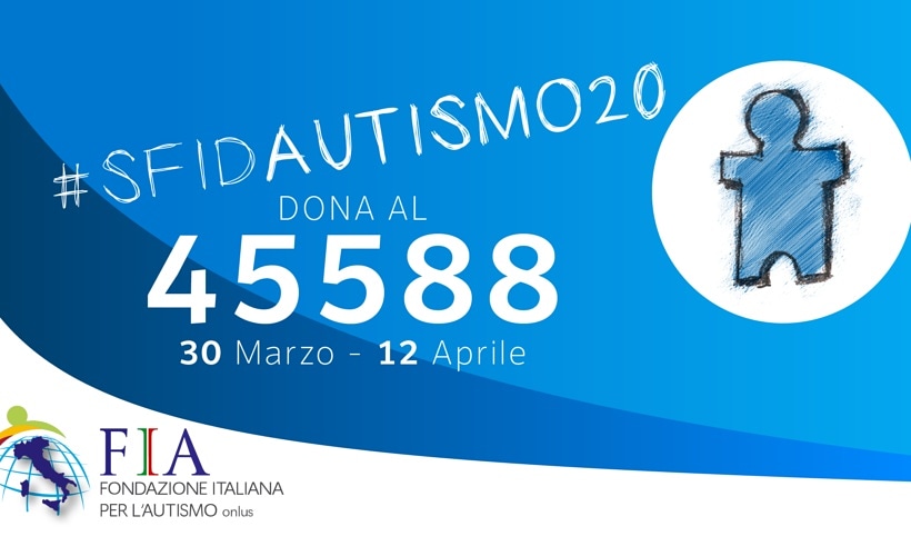 2 APRILE, GIORNATA MONDIALE DELLA CONSAPEVOLEZZA SULL'AUTISMO -
Quest'anno è molto più complicato, queste restrizioni rischiano di fare perdere anni di terapia ai bambini, ragazzi e adulti autistici.
#Sfidautismo20 #Autismo #Alprimopostoloro 
fondazione-autismo.it