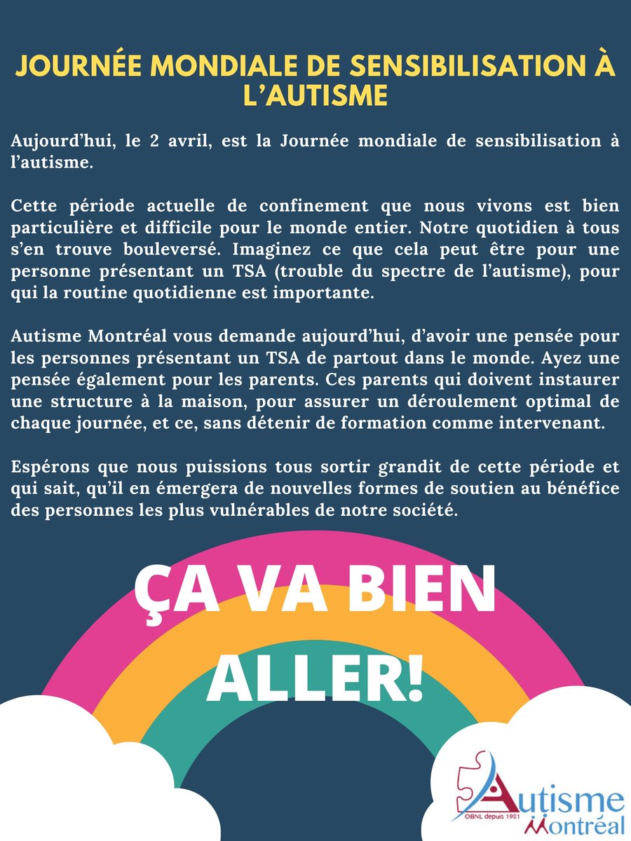 Autisme Montréal tweet media