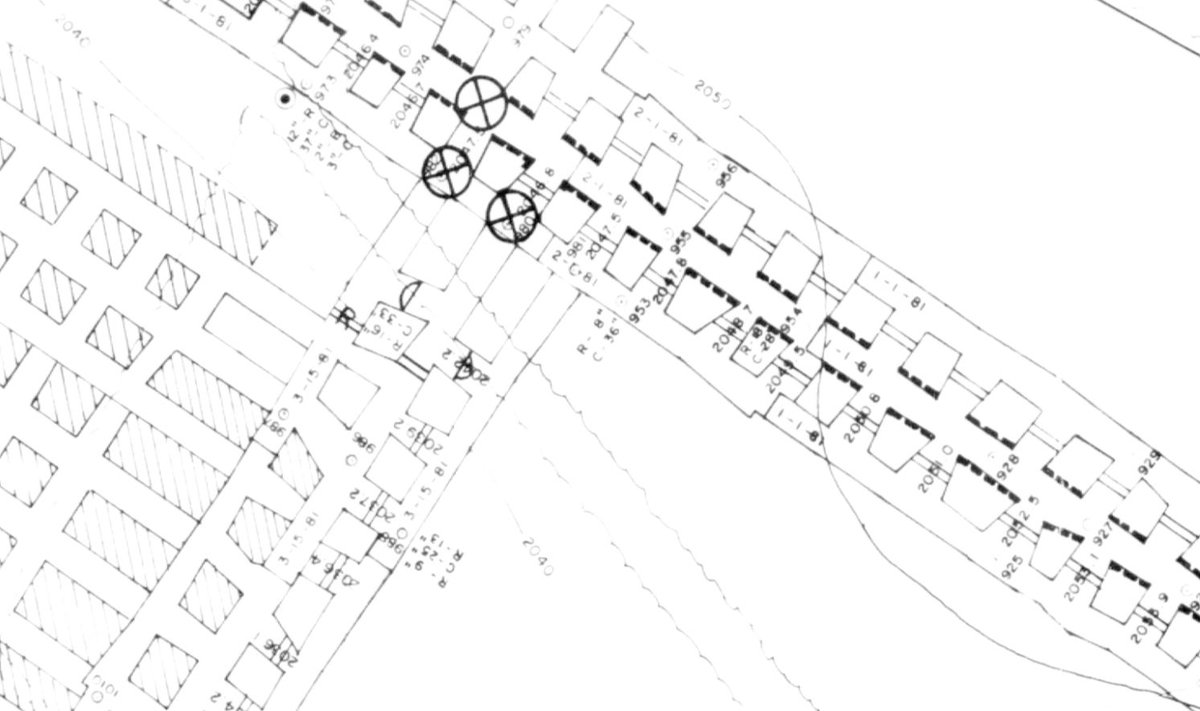 minemaps's tweet photo. This 1982 #MineMap from Somerset County, PA shows a section of #underground #RoomAndPillar workings. In this mining technique, #coal is removed leaving spaces or "rooms" in the seam. Pillars are left in place to support the ground &amp; prevent collapse.Doc# 359107 #50YearsofMapping https://t.co/JGxSb4qMYb