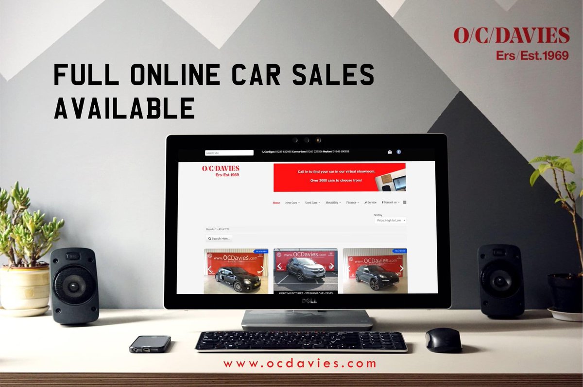 Full ONLINE car sales now available!

👉 If you are looking for a used car, please see our current stock at 🖥ocdavies.com

For new cars, please email John at
📧 john.curran@ocdavies.com 

#StayHome #SaveLives