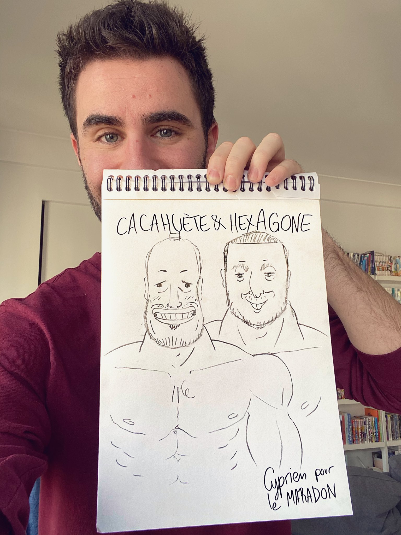 Cyprien On Twitter Voici Le Dessin Qu On A Fait En Live Pour Le Maradon De Levraimcfly Et Raphael Carlier Continuez De Donner Https T Co Qqu4havre4 Https T Co Wtwgze3gom