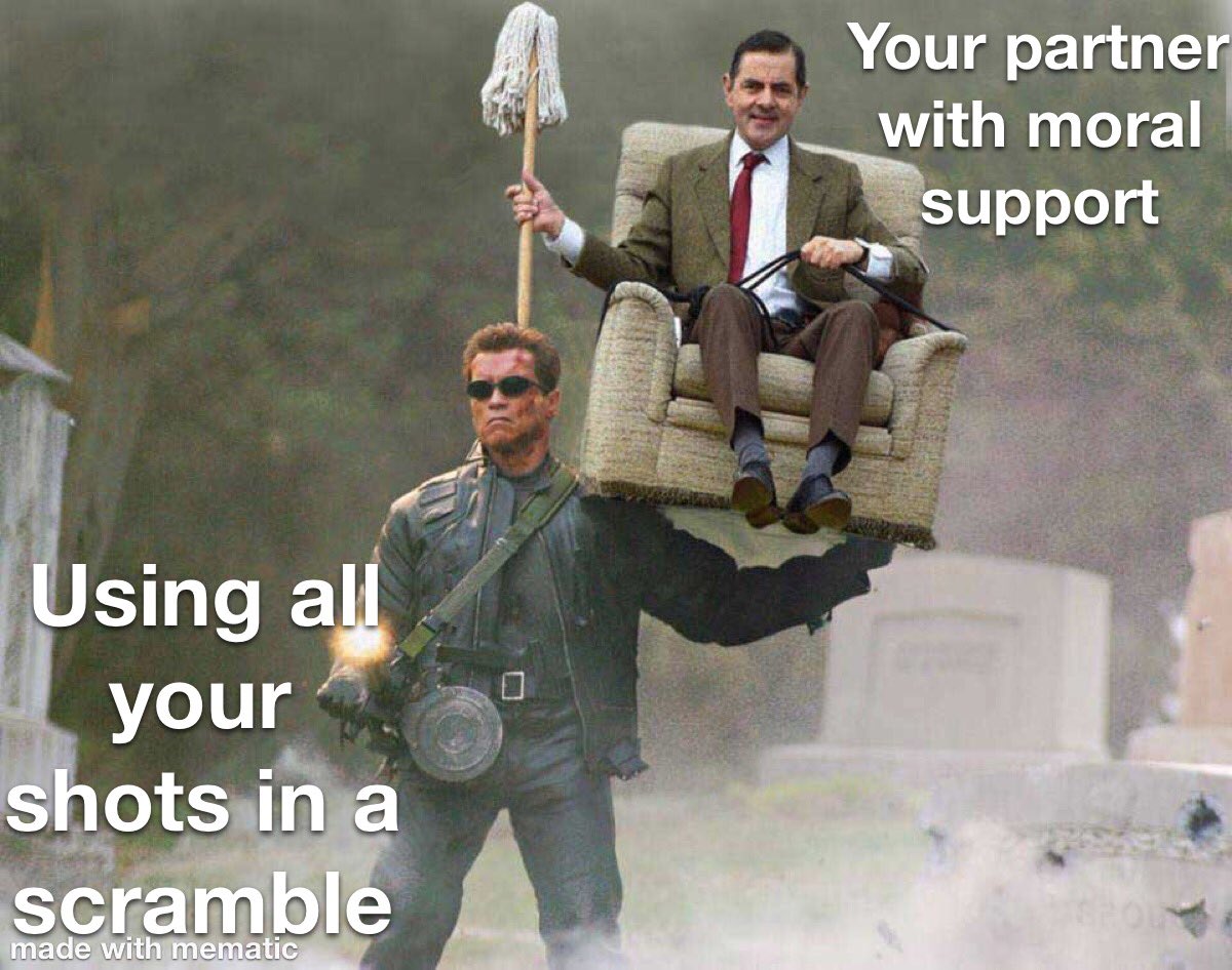 WaddaPlayaGSK's tweet photo. When you are carrying your buddy. #GolfMeme #Golf #GolfSidekick #Waddaplaya https://t.co/Yy7EiJnbhz