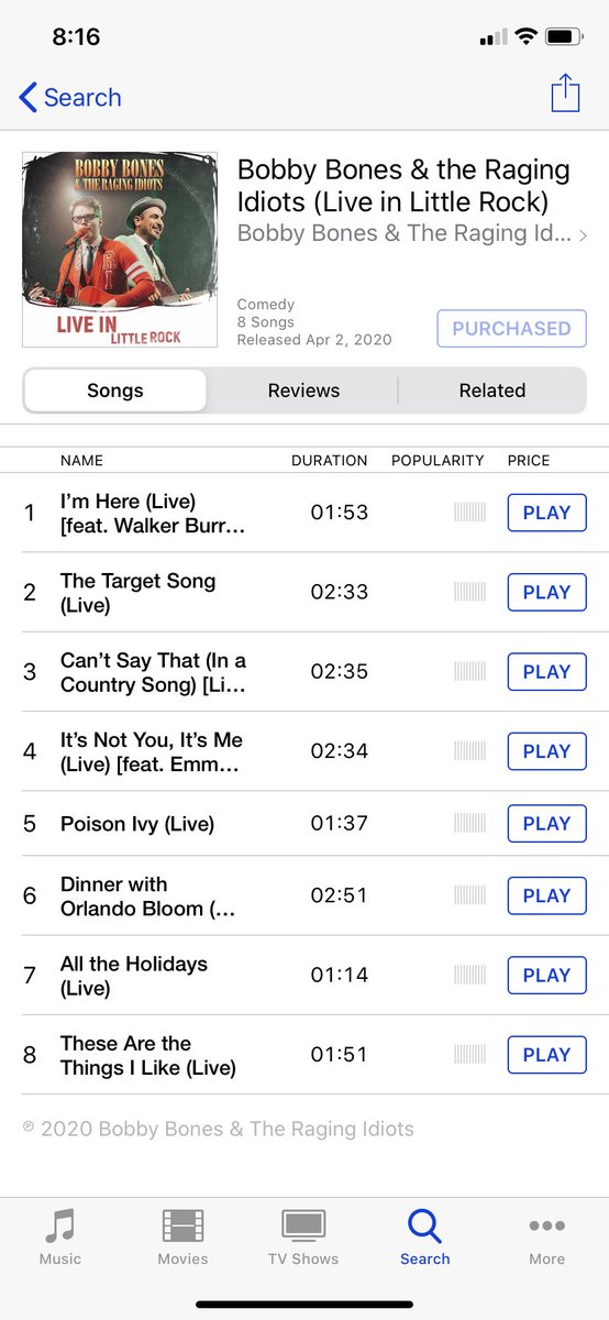 gilstem's tweet photo. If you are still looking for a bday gift for @bobbybones, helping to move his and @ProducerEddie album up to #1 would be an awesome one!! #ragingidiots https://t.co/Z8CxF4TGat