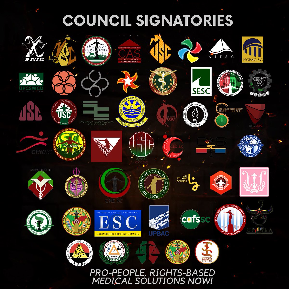 WE DECLARE: Tama na! Sobra na! Wakasan na!

UP student councils unite to say we’ve had enough and to call an end to this incompetent and tyrannical rule. The Filipino people deserves better. 

READ: tinyurl.com/UPCouncilsUnite