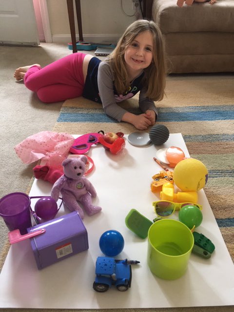 JohnsonJags's tweet photo. This K friend created a color wheel and used painters tape to create an awesome design.  Art projects inspired by Mrs. Kubicek!  Great job, M!  #JohnsonJags https://t.co/76hNhRk5tw