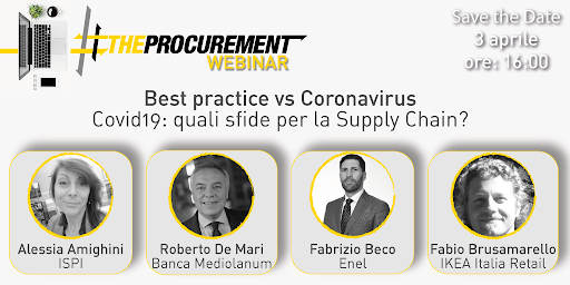 the_procurement's tweet photo. Domani alle ore 16:00, non perdere il terzo incontro digital di #TheProcurement insieme a Alessia Amighini, Roberto De Mari, Fabrizio Beco e Fabio Brusamarello.
https://t.co/o39aygd0CH
Saremo in diretta anche su YouTube sul nostro canale The Procurement! https://t.co/mPCZCRRKPR