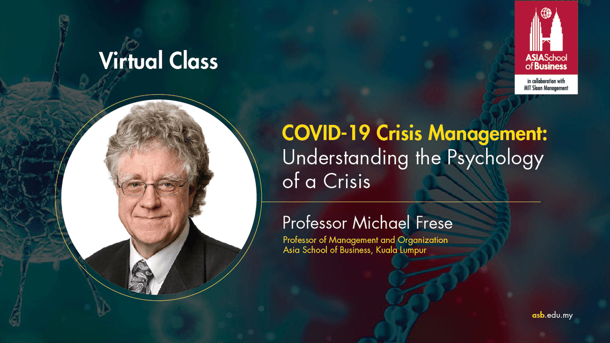 ASBedu_official's tweet photo. #ASBwebinars #AskASB

Watch the full session here: https://t.co/d4ugHCXCpQ

Catch Professor Michael Frese of ASB as he takes you on an insightful journey into the psychology of a crisis and provides practical tips in dealing with the fallout. https://t.co/FJDE99XwP9