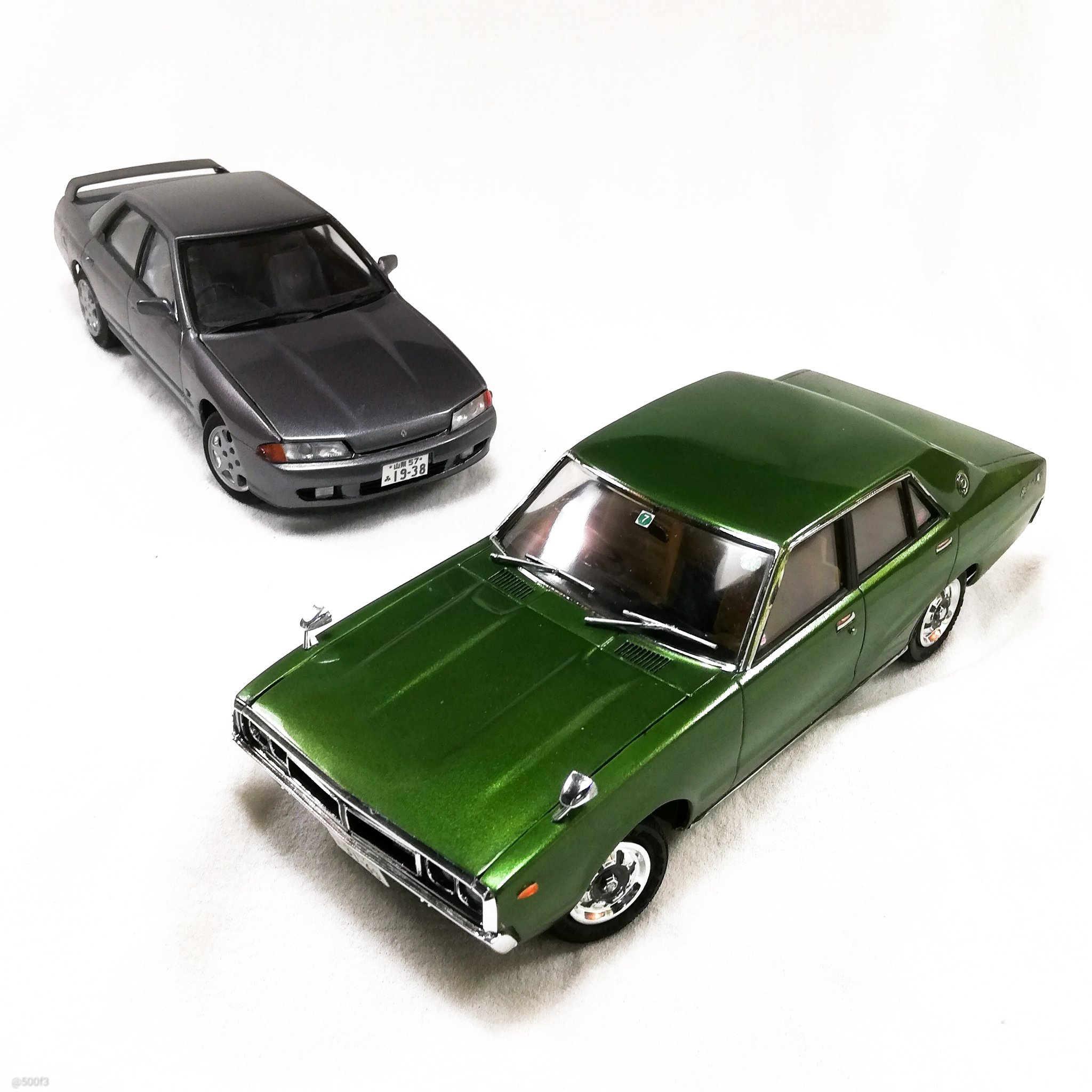 アオシマ　1/24　スカイライン　ケンメリ　２ドア　改造完成品 アオシマ 1/24 スカイライン ケンメリ 2ドア 改造完成品 - メルカリ