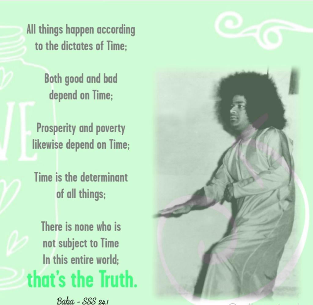 s19tak's tweet photo. #SathyaSaiBaba #Timeisgod #Mysai #TickTock https://t.co/0aYry9jsyv
