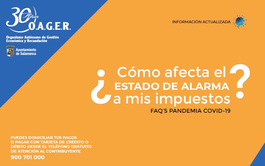 aytoSalamanca's tweet photo. El Ayuntamiento edita una guía digital para informar sobre las facilidades que el Consistorio da a familias y empresas para el pago de los tributos locales. Se puede consultar en  la web del @oagersalamanca  https://t.co/7cypQ42Aux https://t.co/bGZzBv4eAP