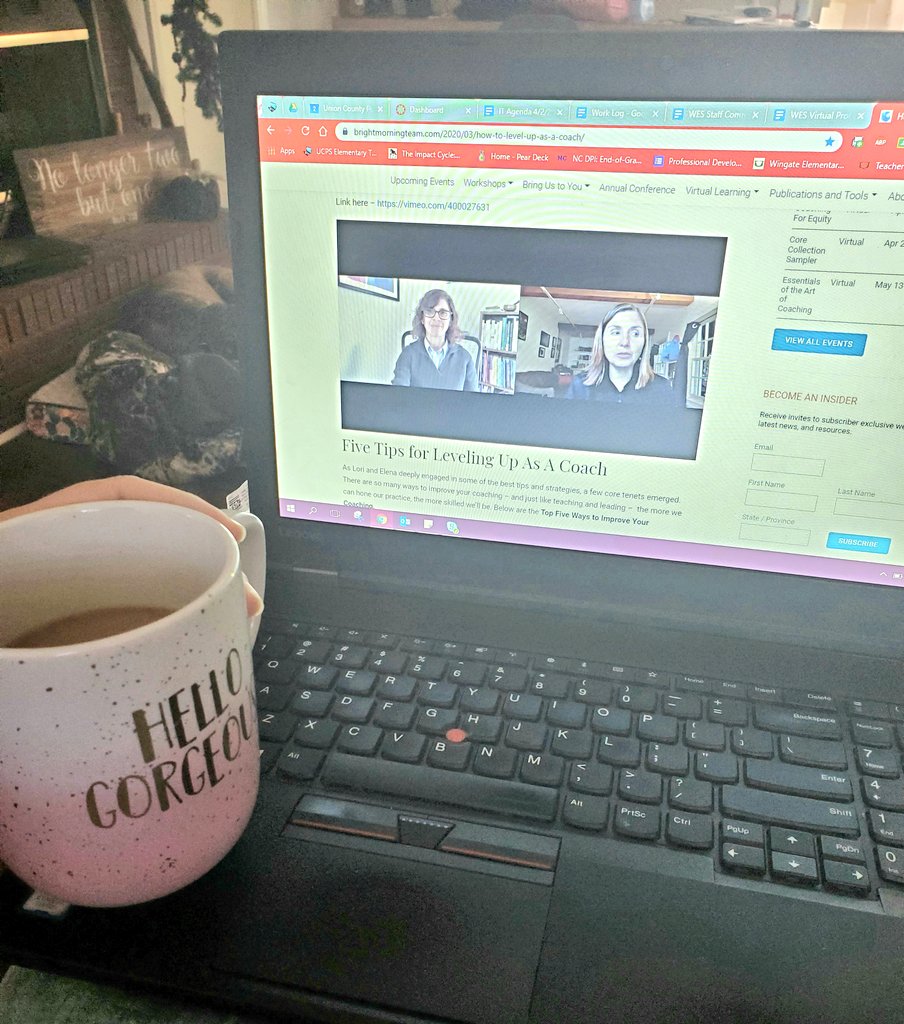 Not a bad way to take in some coaching PD. Coffee and pups included. 🥰 #HowToLevelUpAsACoach @WingateES_NC <a href="/AGHoulihan/">Andrew G. Houlihan</a> @UCPS_MonroeNC @APShanda <a href="/educatingall/">Maxie Johnson Jr</a> <a href="/aestinch/">Amanda Stinchcomb</a> <a href="/Renee_McKinnon1/">𝓡𝓮𝓷𝓮𝓮 𝓜𝓬𝓚𝓲𝓷𝓷𝓸𝓷, 𝓔𝓭.𝓓.💫</a>