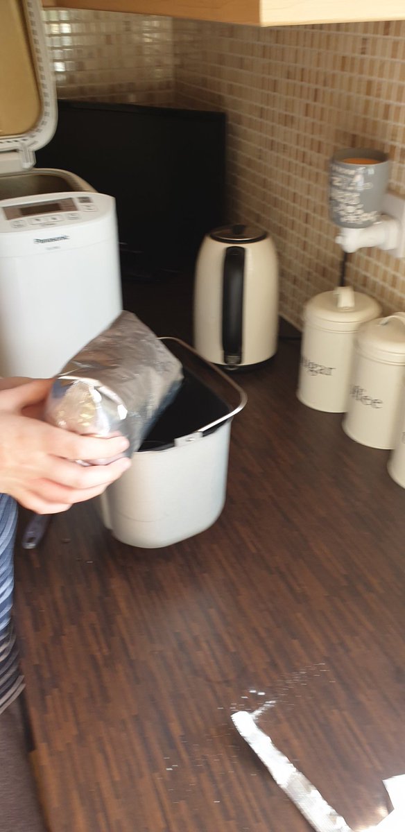 mrs_martin_2012's tweet photo. Boyd is now able to make his own bread No more moaning he doesnt have toast for supper #phenylketonuria #lowproteinbread https://t.co/Ff0k5mRGdr
