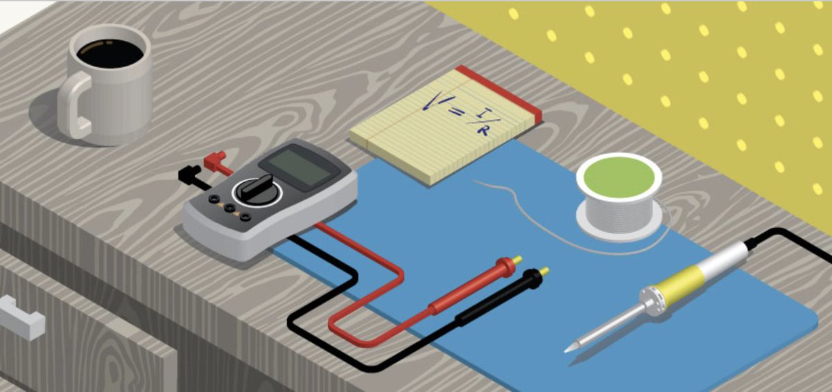 jimhaseloff's tweet photo. List of introductory materials for learning to work with electronics - from circuit basics, to multimeter/soldering iron use, to digital communication basics. Great for Biomaker starters.
(https://t.co/7Fe3e271rM) https://t.co/6ZKD1AnKQo