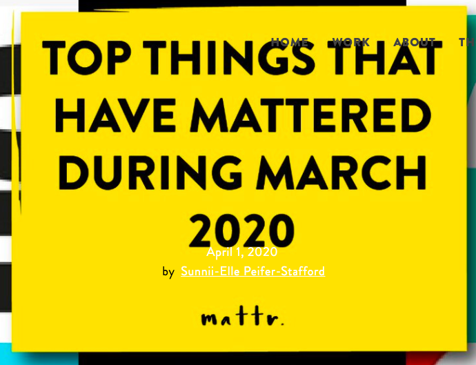 Thanks for featuring us in your 'Top Things that Have Mattered in March', <a href="/Mattr_Media/">Mattr Media</a>.🧡

We're mentioned alongside these amazing companies <a href="/BrewDog/">BrewDog</a> <a href="/royalacademy/">Royal Academy</a> <a href="/firstmile/">First Mile</a> <a href="/glastonbury/">Glastonbury Festival</a> <a href="/GuinnessGB/">Guinness GB</a> <a href="/hiyacar/">Hiyacar</a> 

Big up to them for their amazing work.👊

bit.ly/2xEDvv4