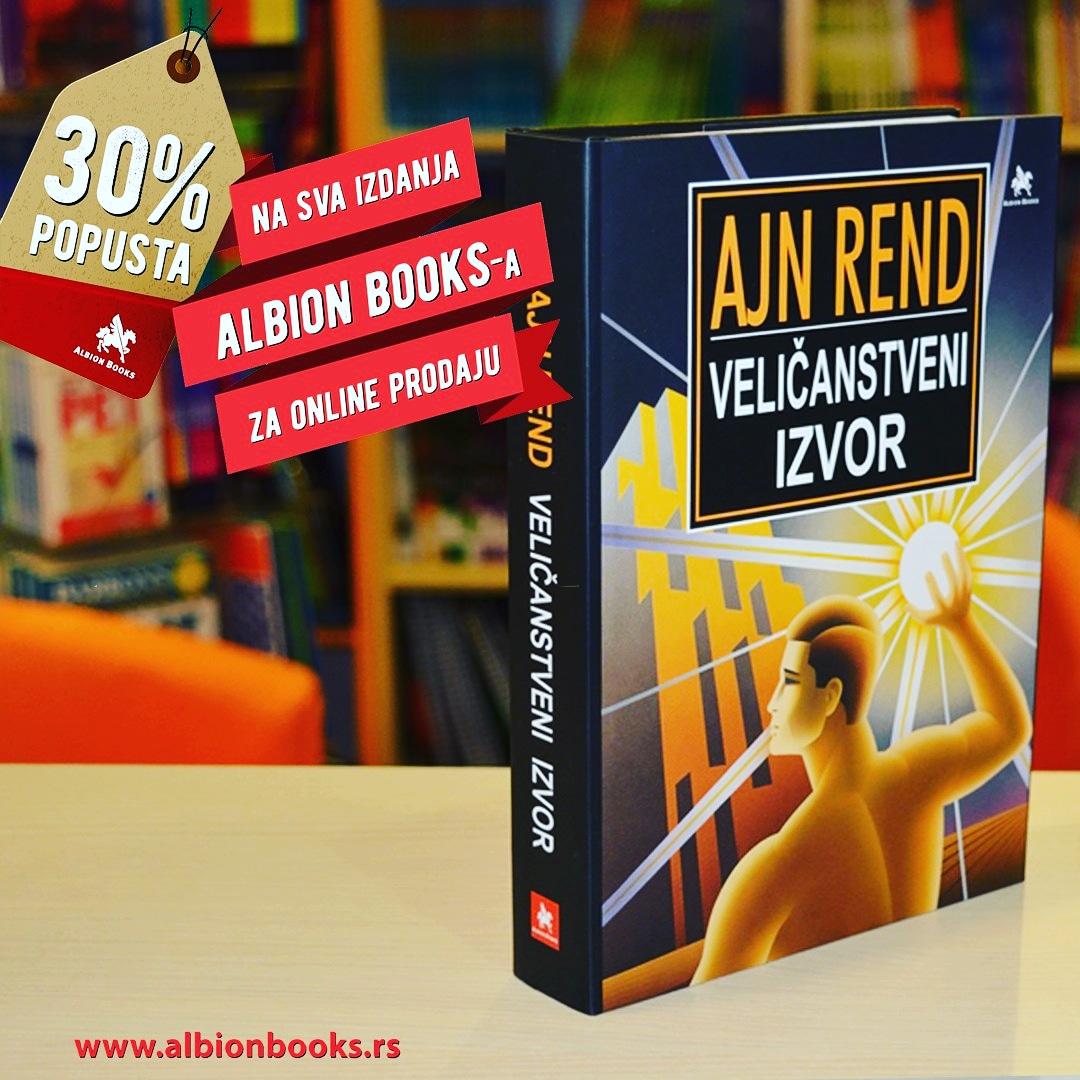 AlbionBooks's tweet photo. 📖 Ovo delo su odbili brojni izdavači, da bi godinu dana nakon što je roman objavljen 1943, uprkos tome što u njegovu reklamu nije uložen ni cent, postao najprodavanija knjiga u Americi. Do sada je, širom sveta, prodata u preko 40 miliona primeraka. 🛒 https://t.co/1Q7Wpjl90T https://t.co/KaWJ1rJhoO