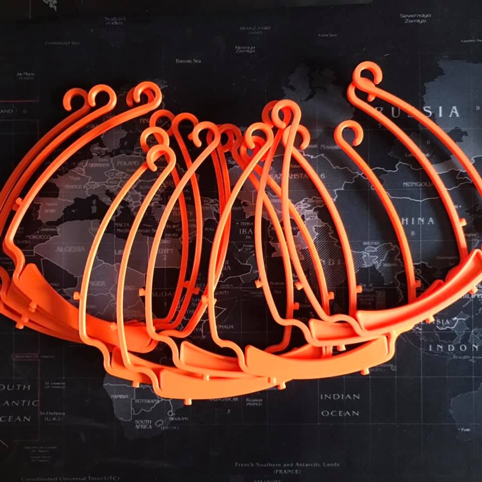 CDD_Tweets's tweet photo. That’s the first batch of face shield frames delivered! Now to scale up production for next delivery on Monday!😀
@FLettice @dr_aramsaeed @Ben_garrod @NHSuk @3DVerkstan @erikcederb @josefprusa #COVID19 #covid19UK #designandinnovation #NHSvolunteers #nhsfrontline https://t.co/EnEOYWh4em