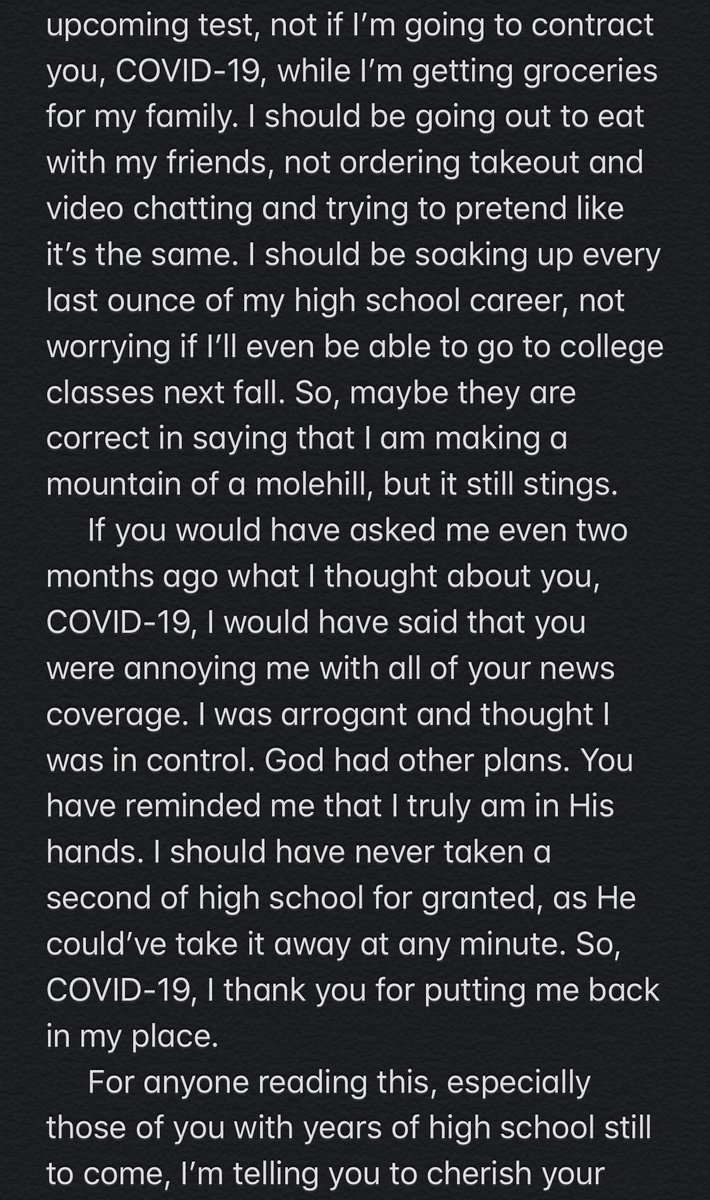 clay_zimm's tweet photo. A Letter from a Senior of 2020 😪 https://t.co/Cx29jFq42K