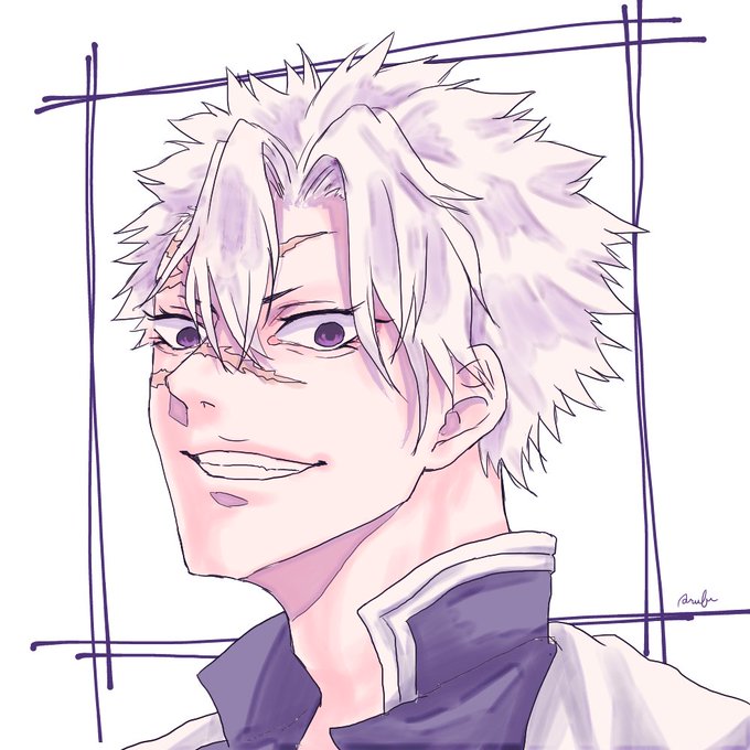 あるふさんがTwitterに投稿した不死川実弥(鬼滅の刃)のイラスト。