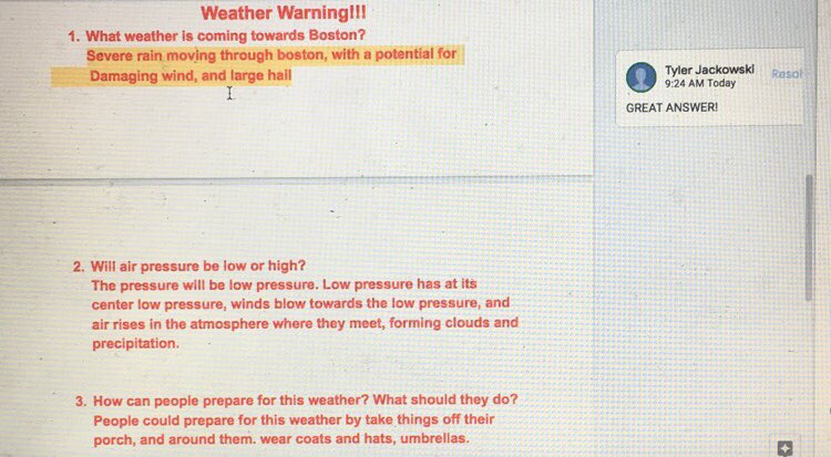MrJs_STEM_Class's tweet photo. It’s getting VERY hard to hold in my excitement when I see 4th grade’s meteorological skills! 📚🧠 @CSOboston @EiE_org @BostonCathSupt @AliDutson @MissionGrammar https://t.co/PwwrL6DjZu