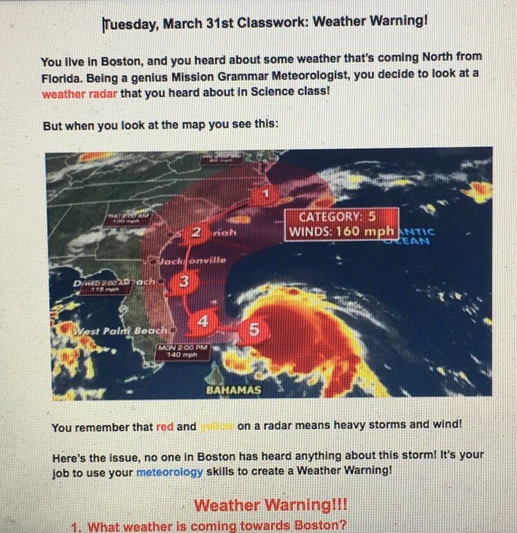 MrJs_STEM_Class's tweet photo. It’s getting VERY hard to hold in my excitement when I see 4th grade’s meteorological skills! 📚🧠 @CSOboston @EiE_org @BostonCathSupt @AliDutson @MissionGrammar https://t.co/PwwrL6DjZu