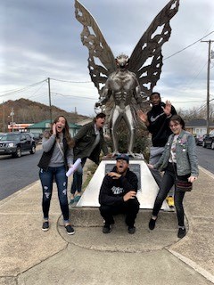 TeeheeOConnor's tweet photo. You know. Just missing all my Rio students today. 

Except Mothman. Not missing him that much.
#GoGrande #GoRio https://t.co/42FLzGkQGb