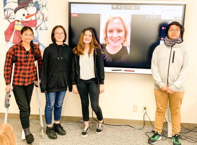 CAlifirenka's tweet photo. Virtual author appearance w/ #YokosukaMiddleSchool in #japan !! TY 4 having me!! 💜 #iwillalwayswriteback #iwillalwayswritebackmovie #makeitamovie #IWAWB #mutsa #usa #Zimbabwe  #Korea #Ukraine  #Iran #canada #NYTimesbestseller #internationalbestseller #netflix #disney https://t.co/UhtMEd2dIe