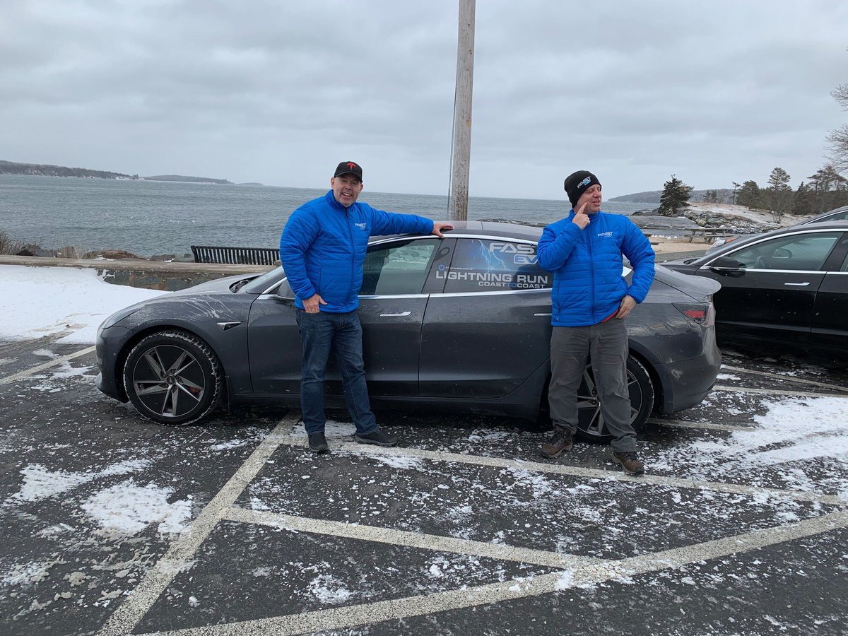 TeslaStars's tweet photo. Exclusive Interview: How 2 guys crossed Canada 🇨🇦 in 3 days in a Tesla Model 3 Performance

https://t.co/e9hfpypbF6

🚗🔋⚡️🤖🤩👍🏻

#FastEVLightningRun
#MostImportantCarEver https://t.co/wgHqfBKLZ8