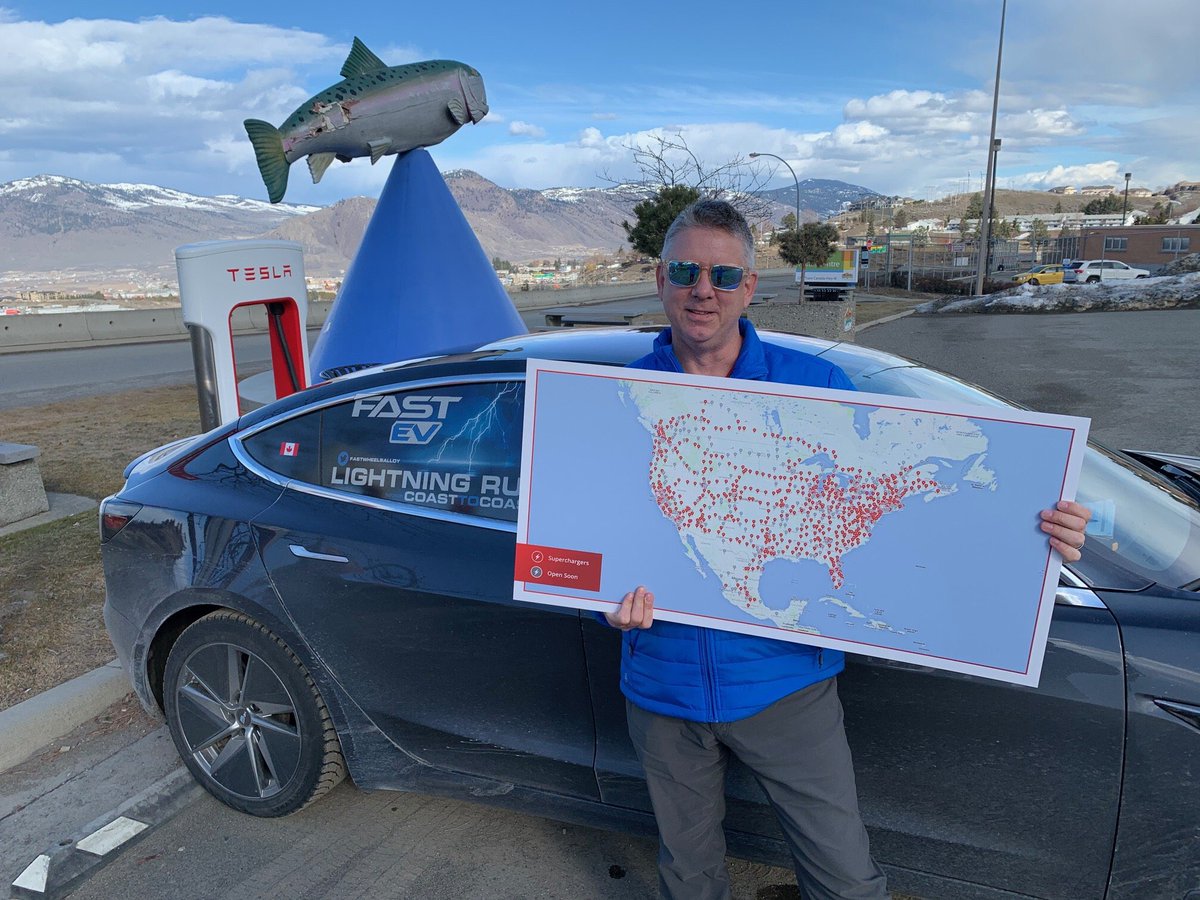 TeslaStars's tweet photo. Exclusive Interview: How 2 guys crossed Canada 🇨🇦 in 3 days in a Tesla Model 3 Performance

https://t.co/e9hfpypbF6

🚗🔋⚡️🤖🤩👍🏻

#FastEVLightningRun
#MostImportantCarEver https://t.co/wgHqfBKLZ8