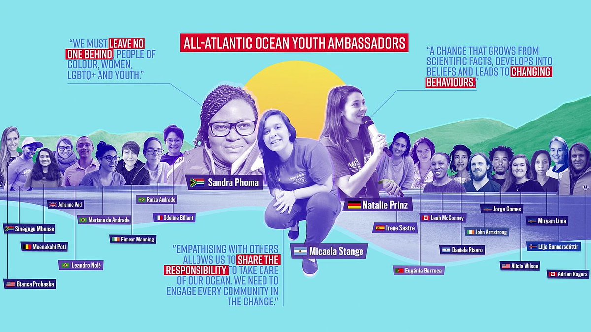 The #Youth of the world have stepped up and that is no different for the <a href="/AtlanticYouth/">All-Atlantic Youth</a>, 23 Ambassadors from 15 #Atlantic countries, reshaping #Ocean and #ClimateAction through #Culture #Art #Celebration and #OceanLiteracy: shorturl.at/defqM

#AtlanticAll #AllAtlanticYouth