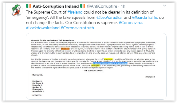  @TwitterDublinyou asked us to report anything suspicious. I got some more info for you to help you out. Gemma is still locked out of her other account but uses this one now to spread false and dangerous misinformation.Account name:Gemma O'Doherty  @AntiCorruptIre