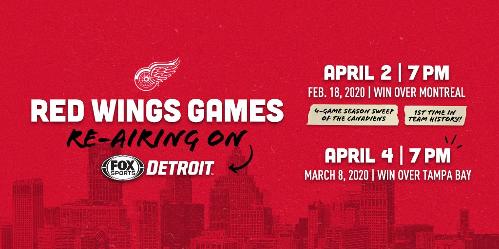 Detroit Red Wings On Twitter Hockey On Tv Tonight