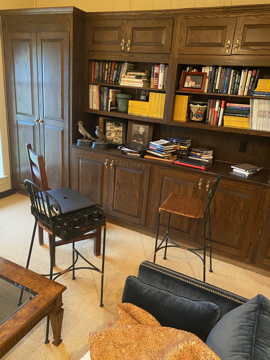 This is my sophisticated live stream setup.. haha! 

We’ll be live on Facebook and teamsewell.com with Andy Andrews  at 9AM!