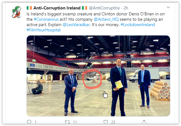 @TwitterDublinyou asked us to report anything suspicious. I got some more info for you to help you out. Gemma is still locked out of her other account but uses this one now to spread false and dangerous misinformation.Account name:Gemma O'Doherty  @AntiCorruptIre