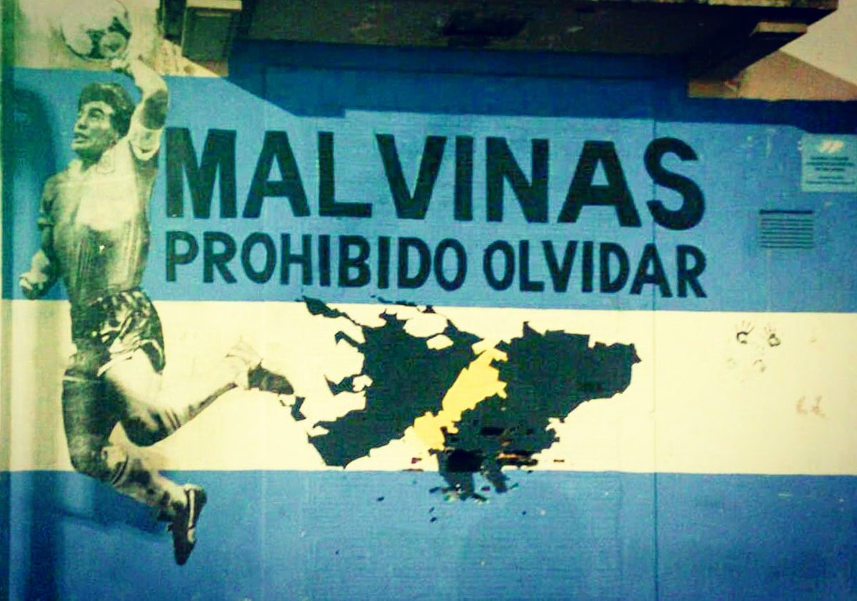 Por los pibes de Malvinas que no vamos a olvidar y por el Diego