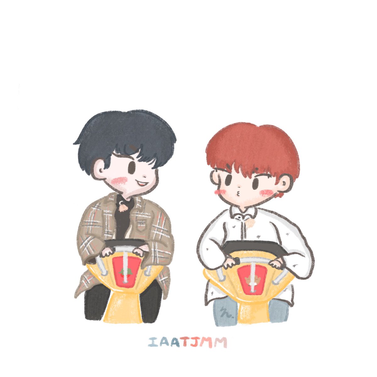 IAATJMM's tweet photo. เจ้าพวกปูซาน at Lotte World🎢

#AB6IX #에이비식스 #임영밈 #박우진 #อิมยองมิน #พัคอูจิน #N_fanart03 https://t.co/2n4qsOH0PT