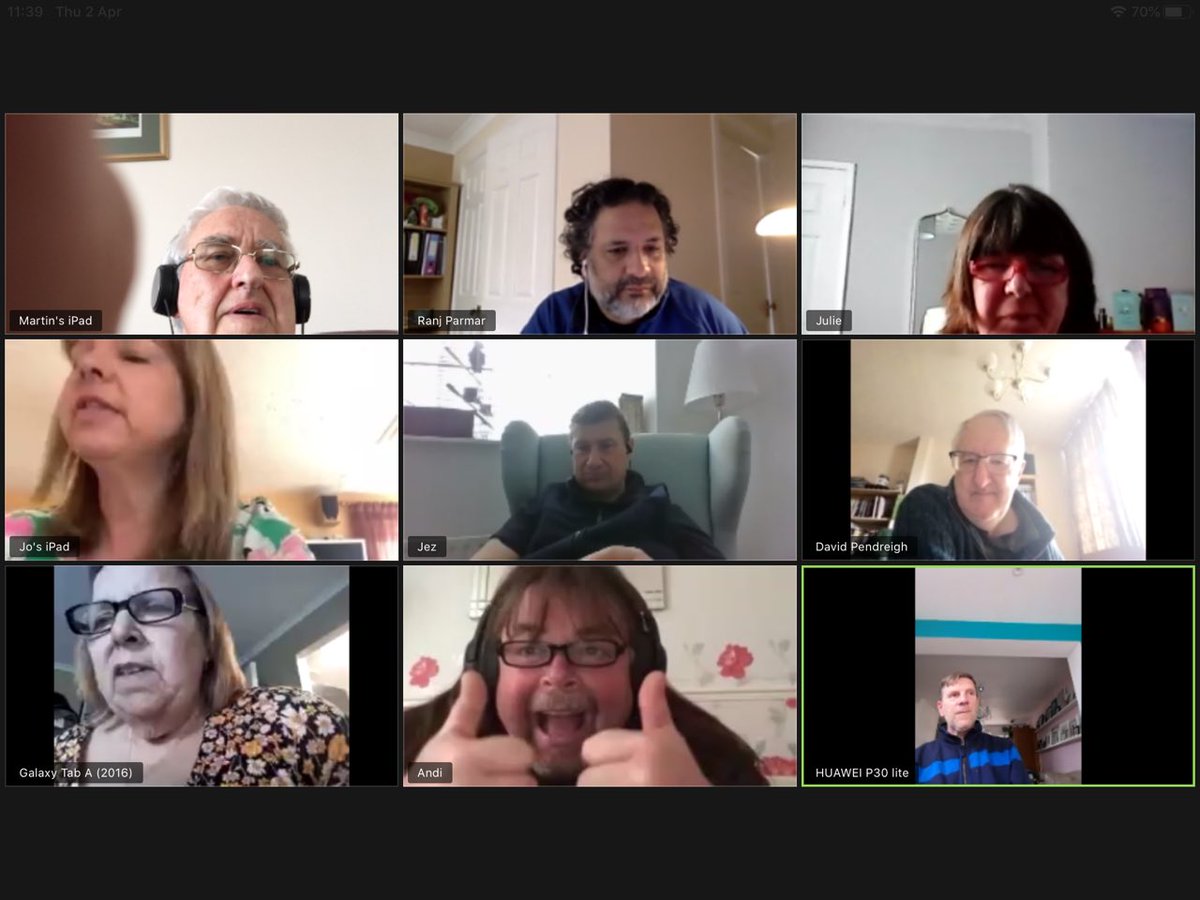 DifferentStro16's tweet photo. DS Southampton’s Group Chat via Zoom! 👍🏻🤗👍🏻 https://t.co/P22nJnKLdl