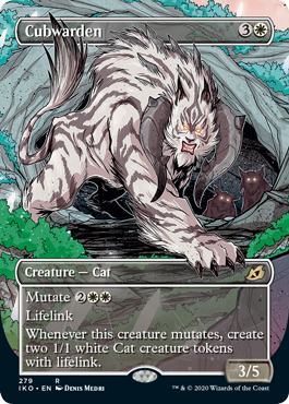 DeejayKnight's tweet photo. Who wants an #MTGIkoria Preview Card?!
Thanks to @wizards_magic, I get to show reveal the Cubwarden!
Mutate looks like my kind of mechanic. π What do you think?
#SponsoredByWizards https://t.co/2yaT1nawlR