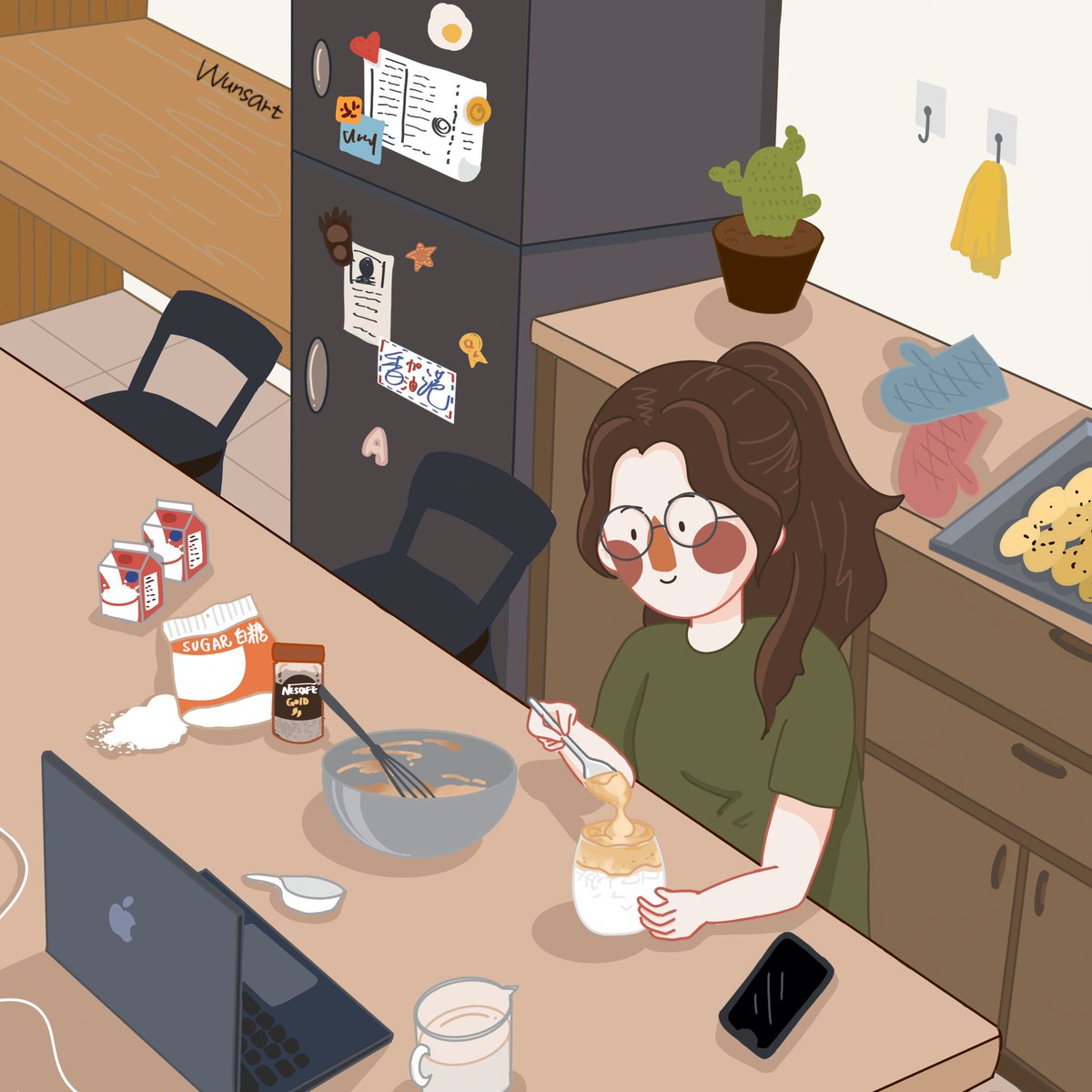WunsartS's tweet photo. #dalgonacoffee #coffee #illustration #hkillustration #procreateart #400次咖啡 #香港插畫 #插畫 #插畫生活 #肺炎日常 #コーヒー #插画イラストレーション #絵 #달고나커피 #400번저어만든커피 #삽화 #일러스트레이션 #그림 #일러스트레이터 #홍콩 #낙서 https://t.co/7jWSRhGAeo