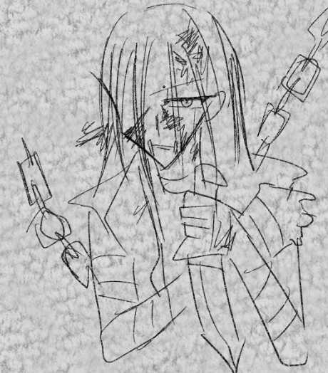 スラムの外野マンなのでこの前のたにしさんの黒歴史サイトで担当した傭占原画流しときます 