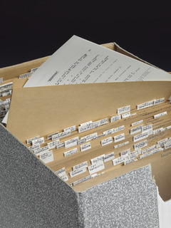 Sabrina_Offord's tweet photo. #Archive30 Day 2 - impossible to choose a #FavouriteItem but because we all need a laugh I've chosen Tommy Cooper's gag files. Tommy was something of an archivist and filed his jokes in alphabetical order by subject! https://t.co/OKwD93s3s1 #ourvam https://t.co/52zR0eAnWz