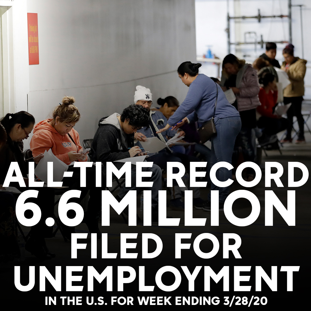 Eyewitness News on Twitter "More than 6.6 million Americans applied