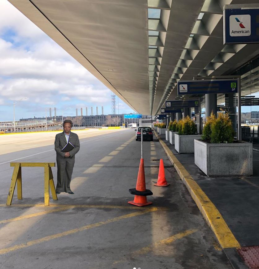 It was only a matter of time until  @ChicagosMayor was  at O'Hare.  We'll be looking for her throughout the day, and will post pics when we spot her.  #WheresLightfoot ('s IG roadway: rae_b_riv / terminal: worldofwynkey )  #StayHomeSaveLives  #Chicago  #FlattenTheCurve