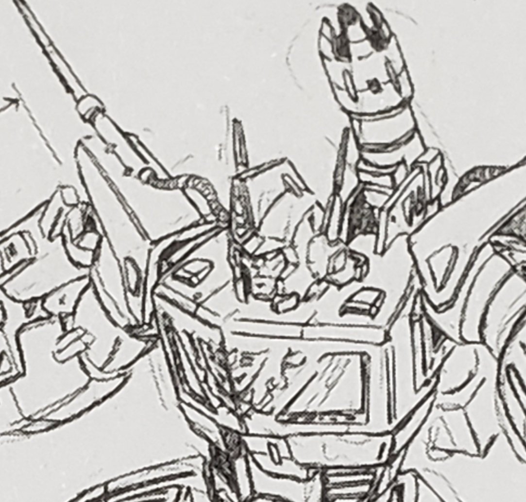 マキシマ 悪の巨銃兵士ギルトール 原案メモ メガトロン顔 出自が1987年にあの金田益実先生原案 野中剛先生デザインと二人の御大の強力タッグで生まれた兵士 １話限りにするにはあまりにももったいない コンボイとメガトロンの能力を持つ戦士