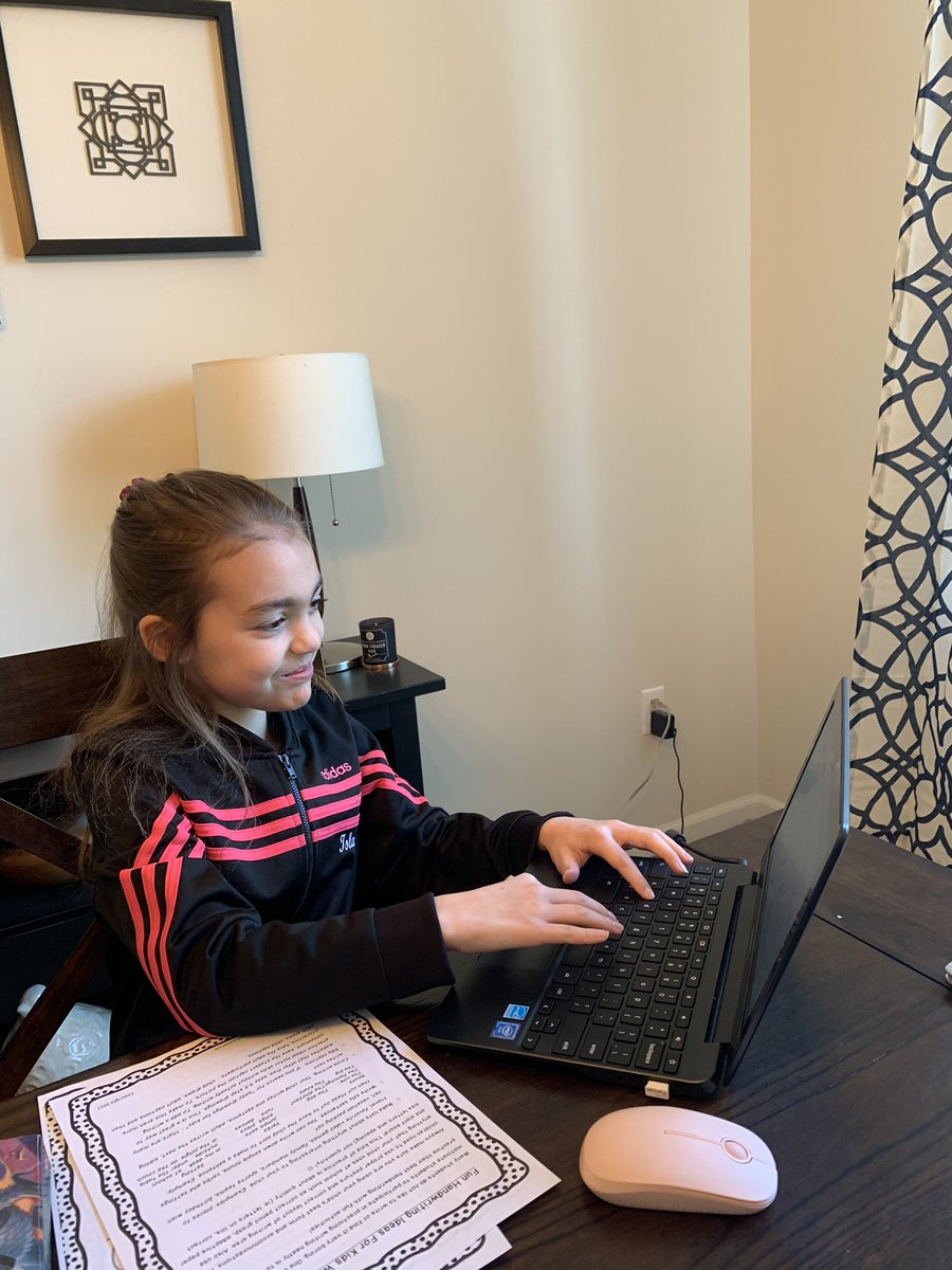 hburnside33's tweet photo. Math Matters! My girls doing some math before we hear from Governor Whitmer about the plan for the rest of the school year. @SLCSSayre @MillenniumMS @Keys2Jen @CoachBurnside #novitogether https://t.co/aJJrWBUcqD