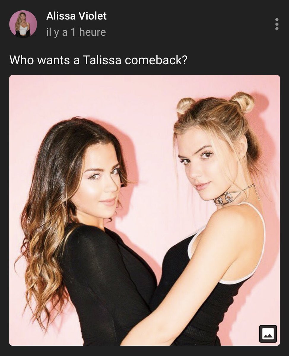 AlissaVioletFR's tweet photo. #Talissa 😍 (Alissa via son compte Youtube) https://t.co/1IwGRO6WrR