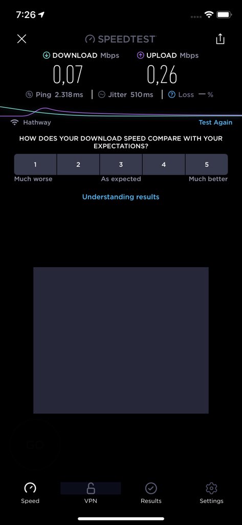 viki_0408's tweet photo. @HathwayBrdband Not able to even send a WhatsApp over ur broadband how can we watch a series  with this speed on a 50 mbps plan https://t.co/xOpjWmUXHY