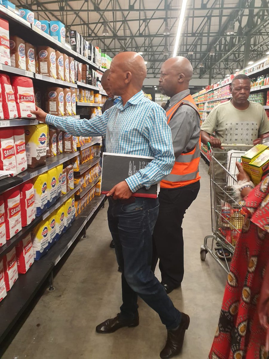 FSDESTEA's tweet photo. DESTEA Consumer Protection team pounced on a big retailer in Bloemfontein CBD to check overpricing, expired goods and other malpractices. Some items were found expired and were removed immediately from the shelves.
#StopOverPricing
#StopHarmfulBusinessPractices https://t.co/3Pz7ZdztZ5